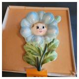 Vtg PY Miyao Anthropomorophic Daisy Flower Wall