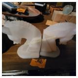 Book Ends Horse Heads