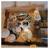 Shell, Figurines, Owls