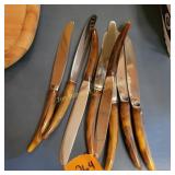 Vtg Horn  Knives