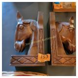 Horse Head Book Ends