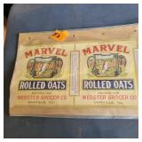 Marvel Rolled Oats Label