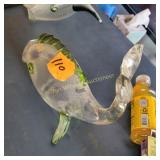Crystal Glass Whale Sculpture