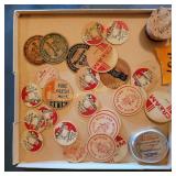 Vtg Cardboard Milk Bottle Caps