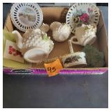 Vtg  Hobnail, Collector Plates