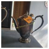 Vtg Silver Plate Coffee/Tea Pot