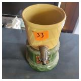Vtg Stoneware Green River Soda Fountain Syrup Disp