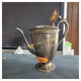 Vtg Silver Plated Coffee Pot/Tea Pot