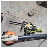 Chain Saw and Blower