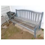 Weathered Porch Bench