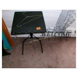 Bbed Side Tray,  Welcome Sign