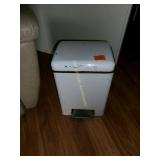 Vtg Cast Trash Can