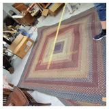 Vtg Square Braided Rugs