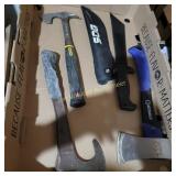Kobalt 1.2lb Camp Axe, SOG Sogfari Machete