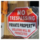 No Trespassing Sign