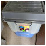 Clear Black Top Tote