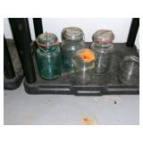 Vtg Wire Top Jars