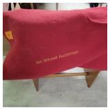 Vtg Red French Country Quilt Full Size