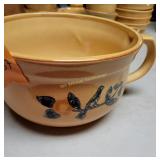 Vtg Pfatlzgraff Am 2.5 Quart Stoneware Batter Bowl