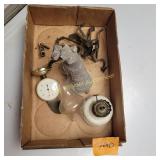 Scotty Dog Figure, Small Oil Lamp,