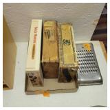 Vtg Cigar Boxes, Graters