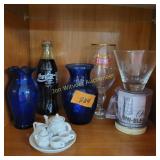 Coca Cola Full, Blue Vases,
