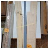 Wood Pieces, Blue Trim