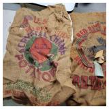 Vtg Potato Bags
