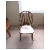 Oak Bow Back Windsor  Rocker