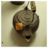 Vtg Antique Cast Iron Kettle