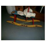 Vtg Rocking Horse