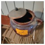Bean Pot with Metal Lid