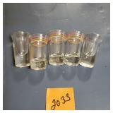 Anchor Hocking Shot Glasses from 30-40's