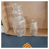 Meadow Gold & Detroit,MI Milk Bottles