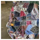 Patchwork Crazy Lap Quilt
