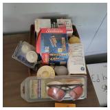 Light Bulbs, Safety Glasses, Stoppers