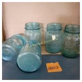 Blue  Ball Jars