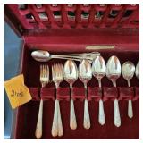 Vtg Community Silver Plate and Case