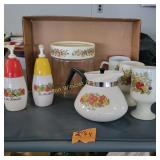 Vtg Gemco Milk Glass Spice of Life, Corning ware