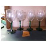 Amtrak Stem Glasses
