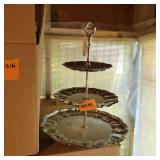 3 Tier Metal Tray Hellerware in Chromium