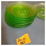 Hazel-Atlas 'Ribbon'Uranium Green Depression
