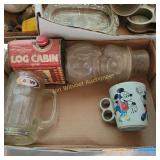 Disney Mug, AW Mug, Log Cabin Tin