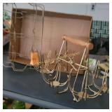 Vtg Bottle/ Glass Holders