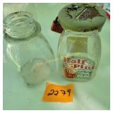 Half Pint  Coin Bank Bottle
