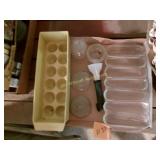 Glass Corn Molds, Egg Holder