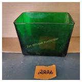 Vtg Napco Green Glass