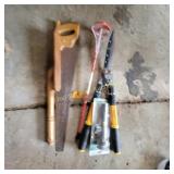 Hedge Trimmers, Paint Stir,