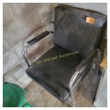 Black Vinyl Salon Chair