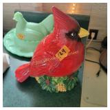 Red Carnival Cookie Jar Cracker Barrel